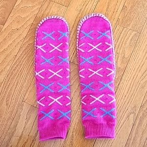 Women's knitted warm indoor slipper socks